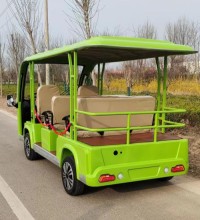 3 rows  of 8-seater sightseeing buses